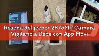 Rese&ntilde;a del jeeber 2K/3MP Camara Vigilancia Bebe con App Movil, 5