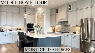 TX Model Home Tour! 3066 sq ft 4bd, 3 ba. Beautiful Monticello Homes at Lake Dunlap start at $465K