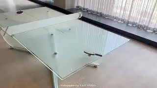 Infinite-Glass-Table tennis table