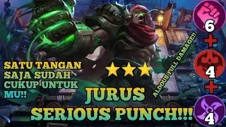 CUKUP SATU TANGAN UNTUK MENGALAHKANMU - JURUS SERIOUS PUNCH - NEW META MAGIC CHESS UPDATE TERBARU