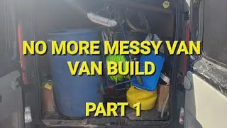 Window Cleaning Van self Build, PART 1, #windowcleaning #vanbuild #Vivaro #clean clea