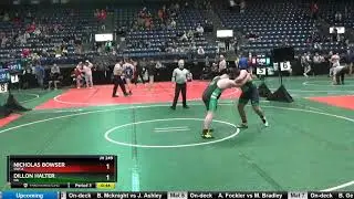 Dillon Halter NA vs Nicholas Bowser Swca 2019 OAC Junior High State 249lbs 3rd