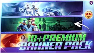 10+PREMIUM FREE FIRE BANNER PACK | VIJAY GFX