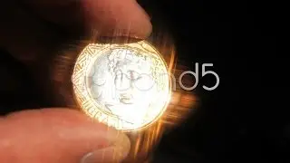 Money - Brazilian Coin - Real 1. Stock Footage