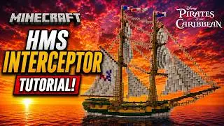 Minecraft: Sixth Rate Ship of the Line Tutorial (HMS Interceptor)