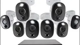 Swann 8 Channel 4 Camera Security System | Audio Capture, Weatherproof, Color Night Vision