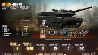 World of Tanks - Leopard 2A5 - 10K Damage