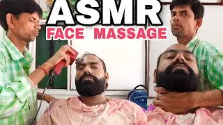 ASMR Fore Head & Face massage by Indianbarber  Madhusudhan ( Travel Series)