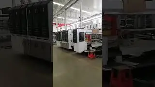 All Computer Control Flexo Printing die cutter with slotter machine