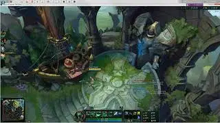 LoL, Jungle, Fiddlesticks -vs- Master Yi. (Damn fiddle is weak early game). [No voice]