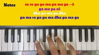 Ek pyar nagma hai/harmonium tutorial /keyboard tutorial for ek pyar ka nagma hai/Krishna art gallery