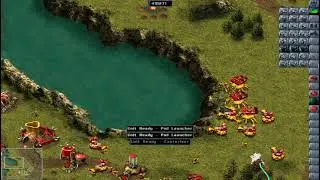 KKND 2 Kross fire - series 9 map 6, only CAUTERISER and PODLAUNCHER