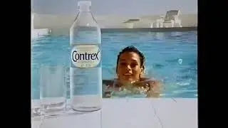 1988 Contrex Famke Janssen &ndash; Deutsche Retro Werbung