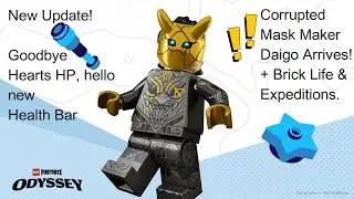 [LEGO FORTNITE ODYSSEY + BRICK LIFE] New Update Featuring New Health System + Daigo Returns.