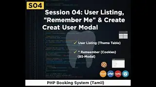 [Session 04] User Listing & Create Modal &ndash; PHP Dental Clinic System