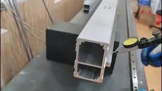 large format printer beam calibration via marble table