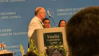 Remarks by worthy incoming California State Deputy Elect brother James Larson