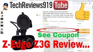 Dash Cam, Z-Edge Z3G Car Driving Recorder 2560x1440P 30fps Quad HD Car Dash Camera with GPS
