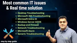 Most Common IT issues and Solution | 100% Troubleshooting steps for All technical issues.