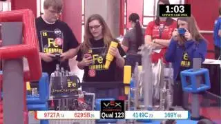 2015 VRC Arts Q123 - 9727A 6295B vs 4149C 169Y - 25 to 75 - VEX Worlds 2015 - Arts Division