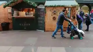 Shopping At The Bath Christmas Market, 1 December 2018