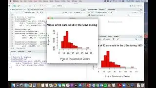 Creating histograms, bar graphs, and box plots using R