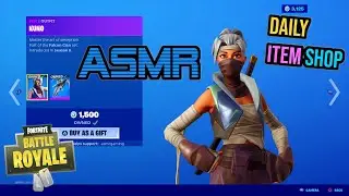 ASMR | Fortnite Kuno Skin Is Back! Daily Item Shop Update 🎮🎧 Relaxing Whispering 😴💤