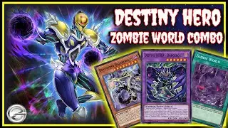 NO ESCAPE! Destiny HERO + Zombie World LOCKS & BANISHES Opponents! | Yu-Gi-Oh! Duel Links