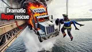 15 BREATHTAKING Moments in FIRE FIGHTING Captured on Camera,  You Wouldn't Believe If Not Filmed