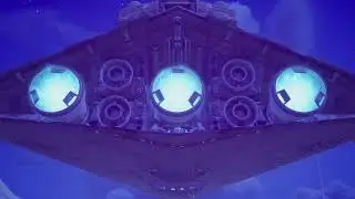 Fortnite Battle Royal Used the Star Destroyer Ship Guns Ps5 Pro