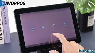 Modern touch screen price checker, barcode scanner