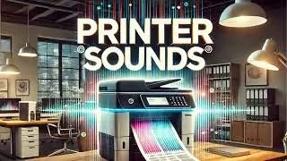 Multifunction Printer Sound Effect | Scanning, Printing, and Office Ambience