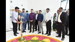 Minister KTR inaugurating Jamp Pharma facility in Genome Valley, Hyderabad