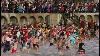 Boxing Day swim yesterday more fun images (fun story) (2) (UK) - BBC&ITV - 27/Dec/2023