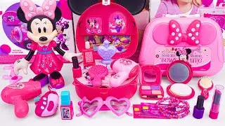 Satisfying with Unboxing Cute Minnie Mouse Makeup Playset🎀 Review Toys ASMR