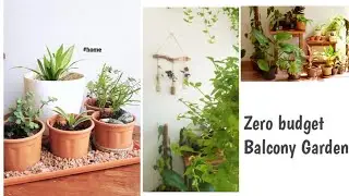 I made a balcony garden during the lockdown/ ബാൽക്കണി ഗാർഡൻ/low cost makeover/ Malayalam