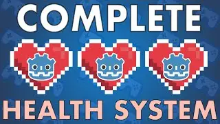 Creating Complete Health System in Godot | Health Component Tutorial