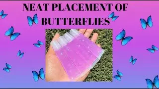 HOW TO MAKE BUTTERFLY LIPGLOSS *NEAT PLACEMENT OF BUTTERFLIES*