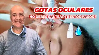 Gotas oculares💧| uso, colocación y recomendaciones a tener en cuenta luego de un post operatorio!