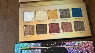 forever 52 opal the gemstone collection eyeshadow pallet swatch and review