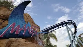 [4K] Manta Offride at SeaWorld Orlando