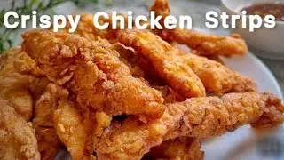 Chicken strip Recipe| Chicken Tenders | KFC Style crispy chicken strips
