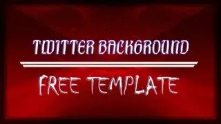 Free Twitter Background Template 2013 (No-Survey)