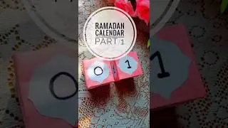 DIY Ramadan Calendar || Ramadan Crafts.  #shorts #activitybymawa #diy #ramadan