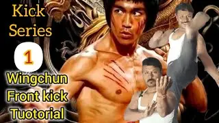 Kungfu Wingchun Kick : Front Kick Drills and Exercises !