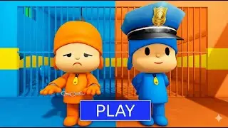 POCOYO PRISON RUN - Can I Beat This Obby? | ROBLOX (4K)