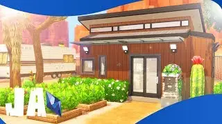 Tiny Modern Trailer | The Sims 4 Speed Build