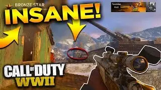 I HIT AN INSANE ACROSS THE MAP TRICKSHOT! - WWII Trickshotting