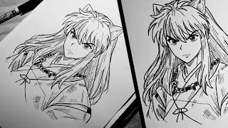 How to draw Inuyasha | Inuyasha character drawing | easy step by step