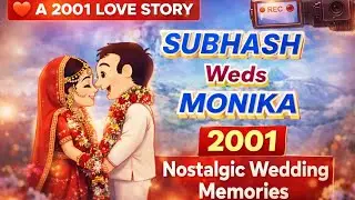 SUBHASH WEDS MONIKA |Traditional Himachal Wedding |A 2001 Love Story ❤️| #himachal #himachalwedding 